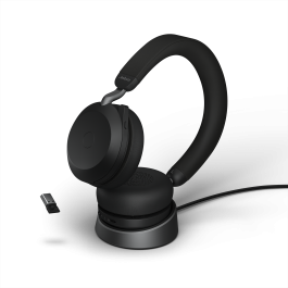 JABRA Evolve2 75 Bluetooth Stereo Headset UC USB-A mit Ladeschale