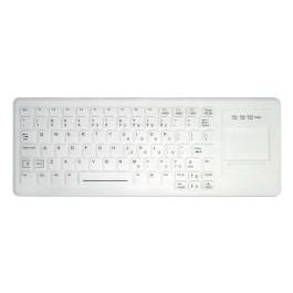 Active Key AK-C4400F-GUS desinfizierbare Touchpad-Tastatur, kabelgebunden, IP68, CleanFunktion-Taste, weiß