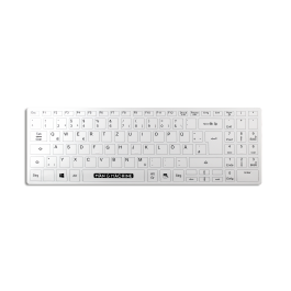 Man & Machine ITS COOL FLAT Hygiene Tastatur mit Cover aus Latex
