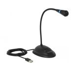 Delock Schwanenhals Mikrofon mit USB & Mute Funktion