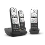 Gigaset A690A Trio Schnurlostelefon, schwarz