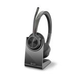Poly BT Headset Voyager 4320 UC Stereo USB-C Teams mit Stand