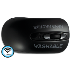 Man & Machine C Mouse Washable Wireless  IP 65 Hygiene Maus, schwarz