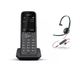 Gigaset S700H Pro schnurlos Telefon für Fritzbox & Poly Blackwire  3215 Headset 