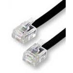Anschlußkabel Western-Stecker RJ11, 6-polig/6-adrig, 6m