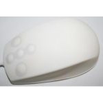 Ateg MedicalMouse silikonummantelt mit 2 Tasten und Scrollfunktion , USB, IP68, weiß
