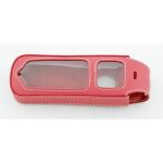 Ledertasche "Wave" für DECT D3 mit Rotationsclip ,rot