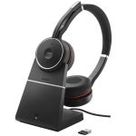 Jabra Evolve 75 UC Duo ANC Headset inkl. Ladeschale