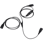 freeVoice Supervisor Y-Kabel, QD auf 2x QD mit Mute Schalter