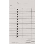 Zeitregistrierkarten 2 Wochenkarten 5851