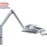 Novus Telefonschwenkarm Talkmaster, lichtgrau