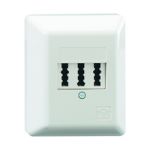 TAE 3x6 NFN AP reinweiß