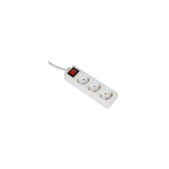 Steckdosenleiste 3fach, 3m, weiß