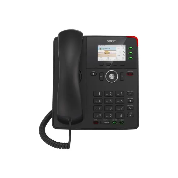 snom D717 IP Telefon schwarz