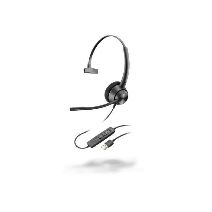 Poly EncorePro 310, USB-A - 300 Series - Headset - On-Ear - kabelgebunden - USB