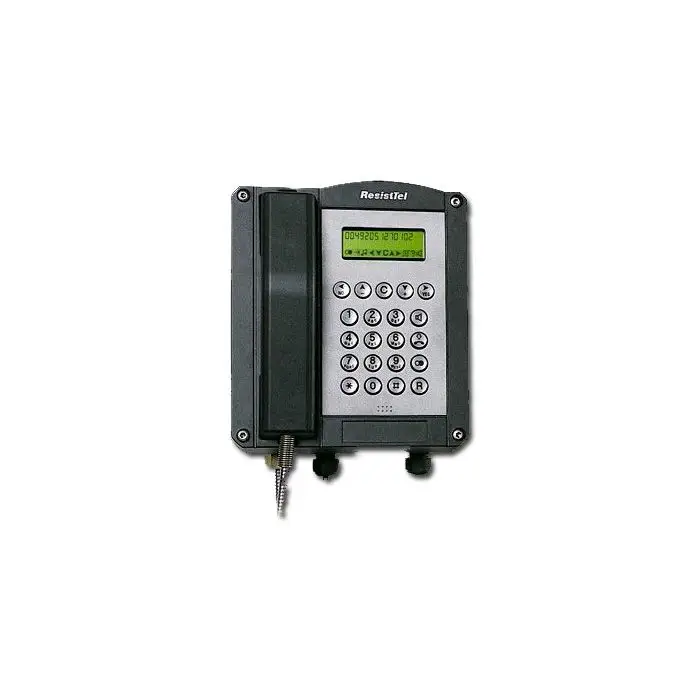 FHF ResisTel IP4 Telefon wetterfest, schwarz