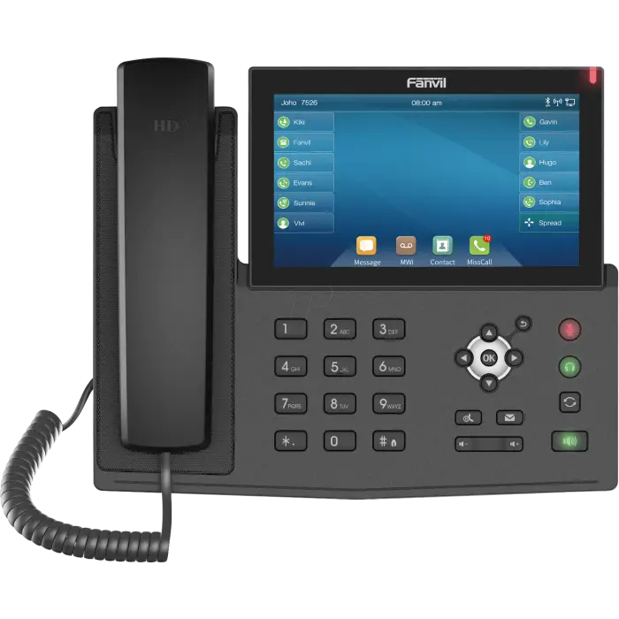 Fanvil X7 Touch Screen Enterprise SIP Telefon schwarz