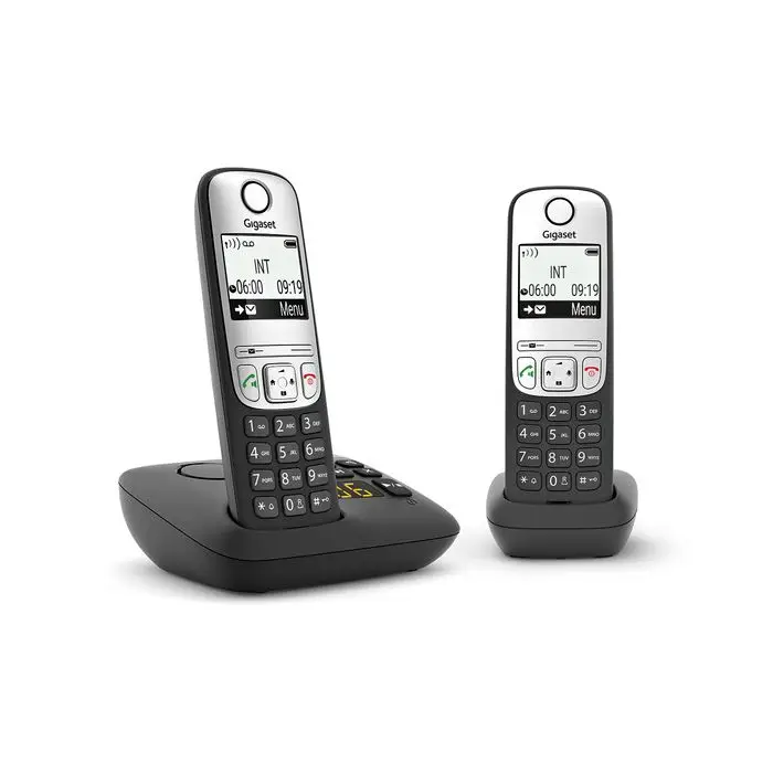 Gigaset A690A Duo Schnurlostelefon, schwarz