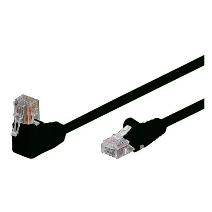 shiverpeaks Patchkabel S/FTP Cat.6 PIMF Winkel schwarz 7,5m