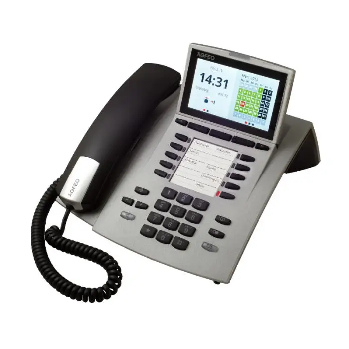 AGFEO ST45 Systemtelefon silber