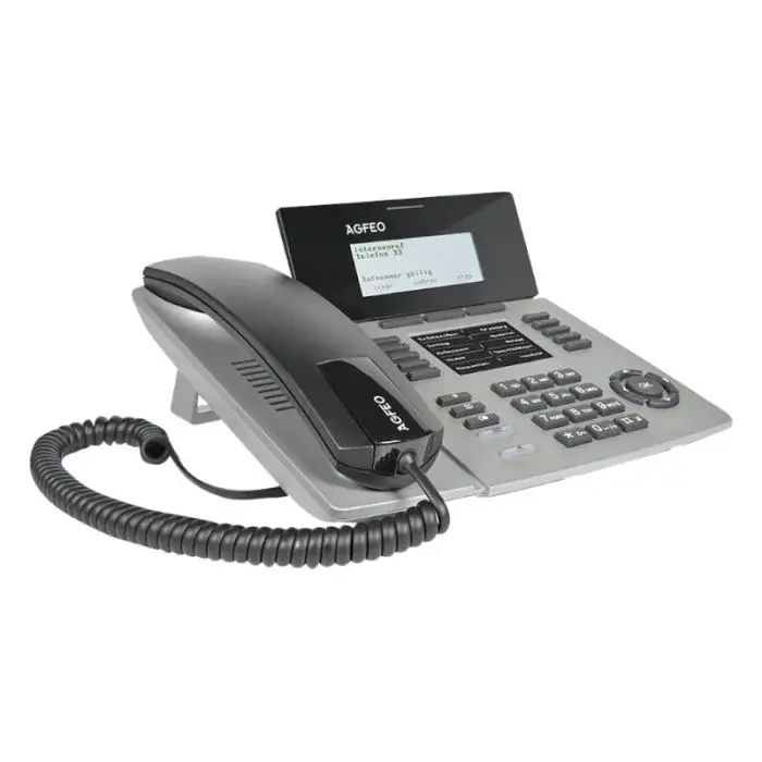 AGFEO Systemtelefon ST54 IP SENSORfon silber