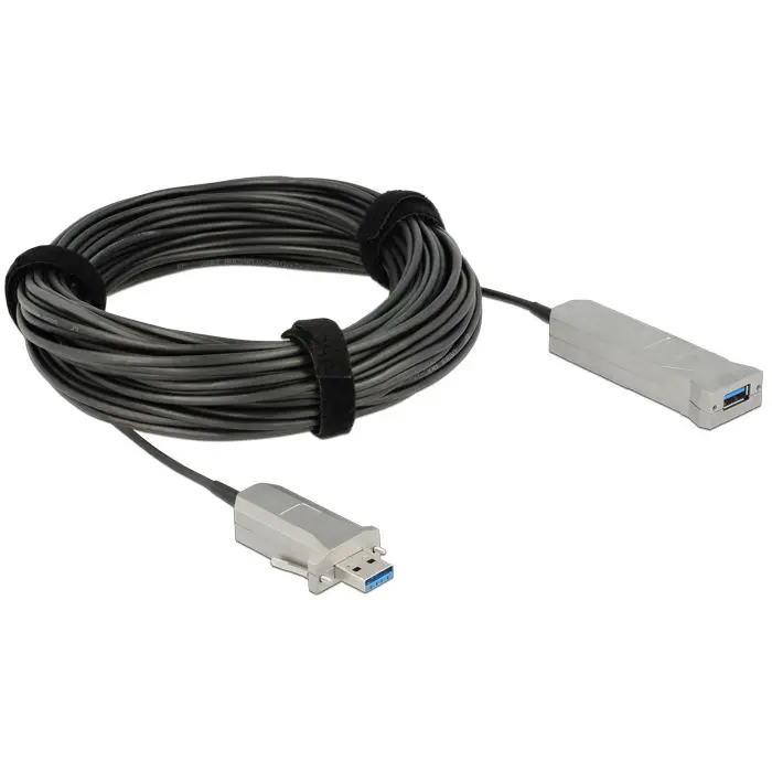 Delock Aktives Optisches Kabel USB 3.0-A Stecker > USB 3.0-A Buchse 20 m