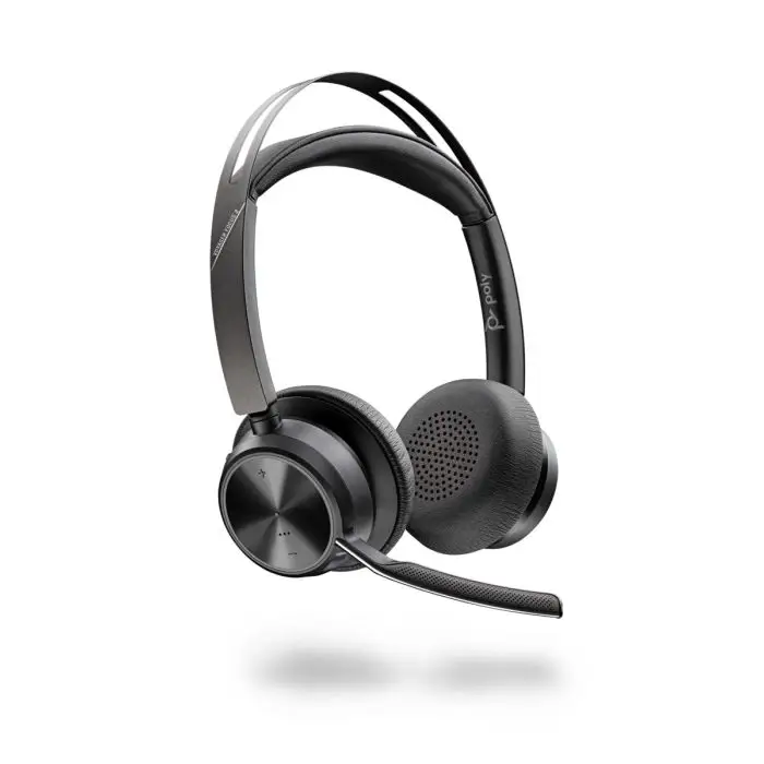 Poly Voyager Focus 2 Bluetooth Headset UC mit USB-A Adapter BT700