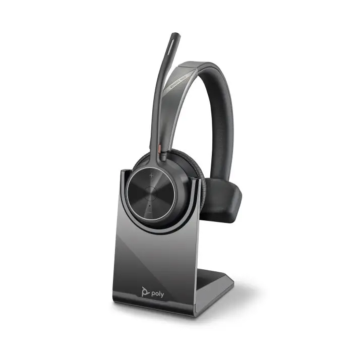 Poly BT Headset Voyager 4310 UC Mono USB-A mit Stand