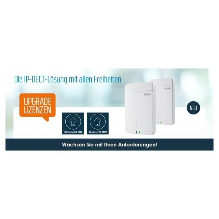 Auerswald Upgrade-Lizenz - für COMfortel WS-500M -bis zu 800 DECT-Nutzer und 240 VoIP-Kanäle