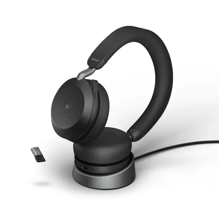 JABRA Evolve2 75 Bluetooth Stereo MS USB-A LS black