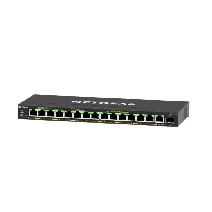 Netgear GS316EPP 16-Port Gigabit POE Switch