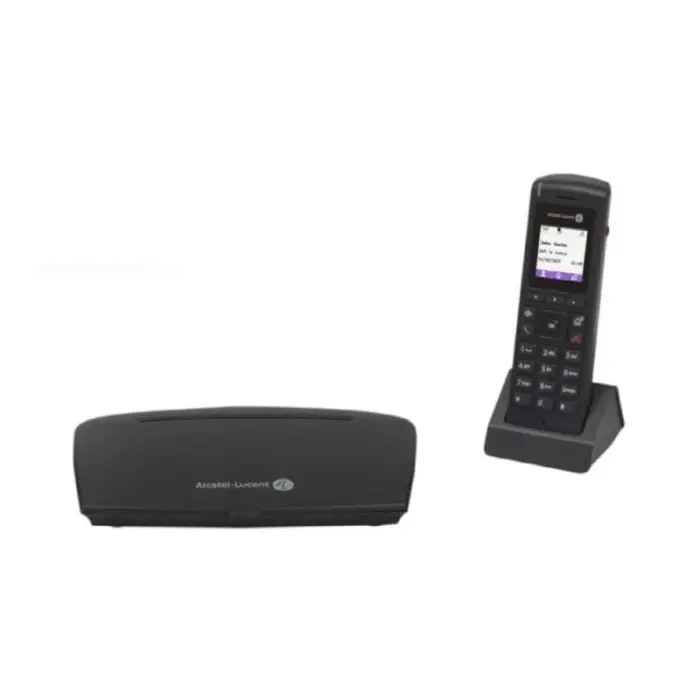 ALCATEL-LUCENT 8318 SIP-DECT-Einzelbasisstation + 8212 DECT-Mobilteil mit Tischladestation