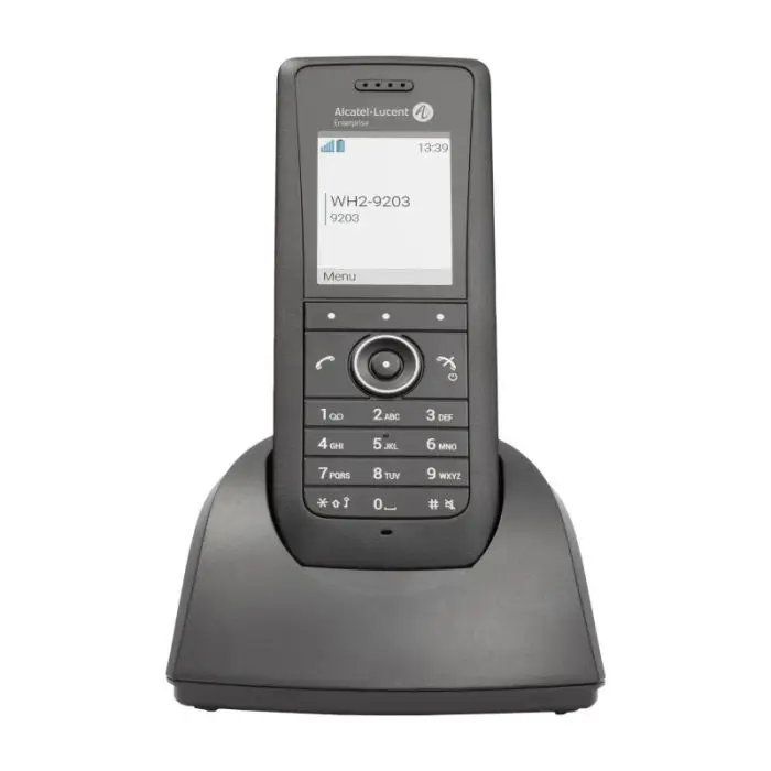 ALCATEL-LUCENT 8158s WLAN-Mobilteil mit Akku und Gürtelclip