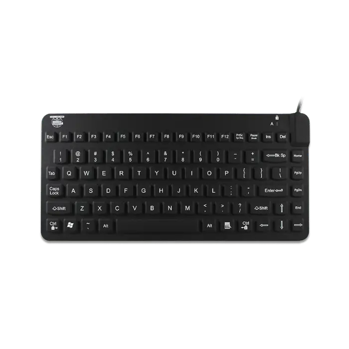 Man & Machine Slim Cool Hygienetastatur (IP68) - schwarz