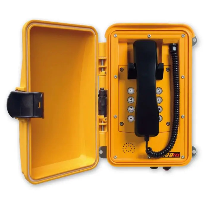 FHF Telefon wetterfest gelb InduTel#11264501 - Analog-Telefon - Analog-Telefon