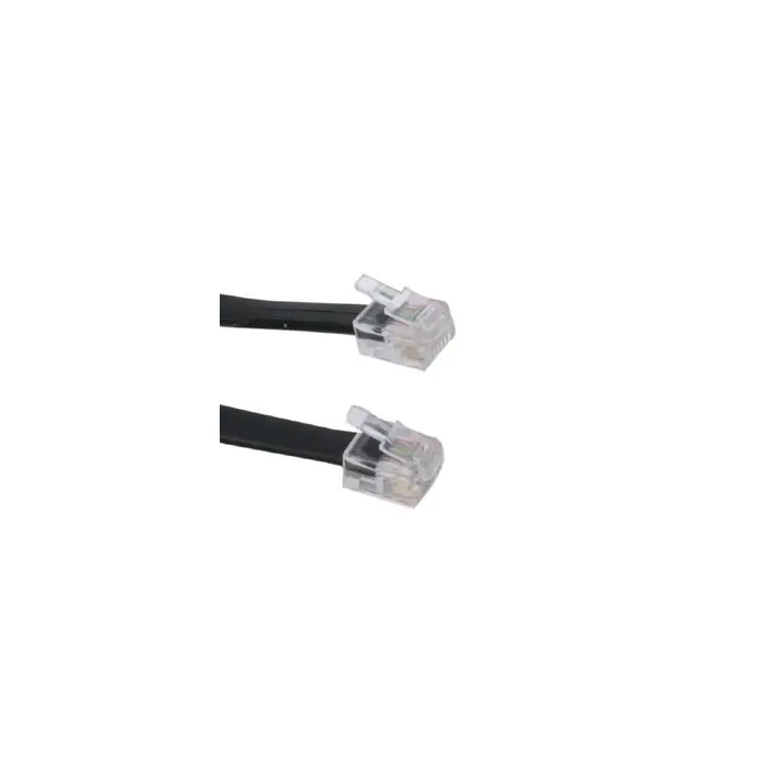 Anschlußkabel Western-Stecker RJ11, 6-polig/6-adrig, 10m