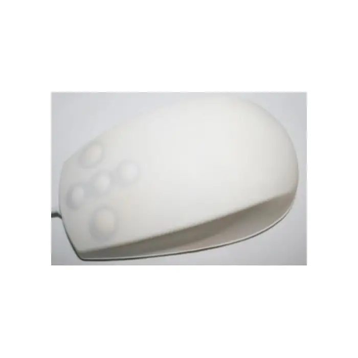 Ateg MedicalMouse silikonummantelt mit 2 Tasten und Scrollfunktion , USB, IP68, weiß