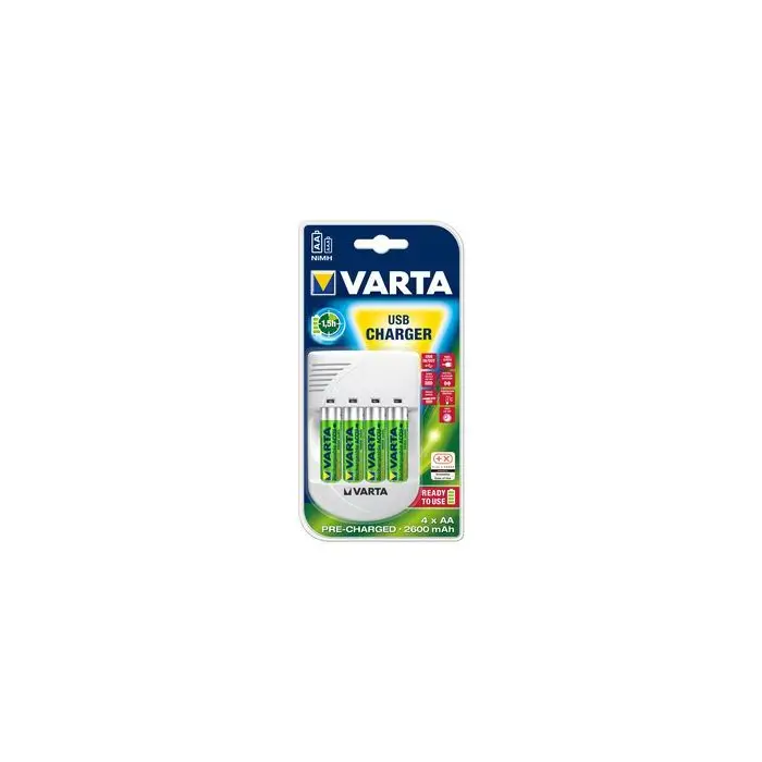 VARTA Ladegerät Professional USB (inkl. 4x AA 2500 mAh)