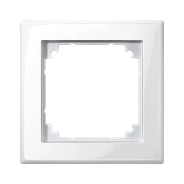 Avaya Secom Rahmen Design Merten M-smart polarweiss glänzend