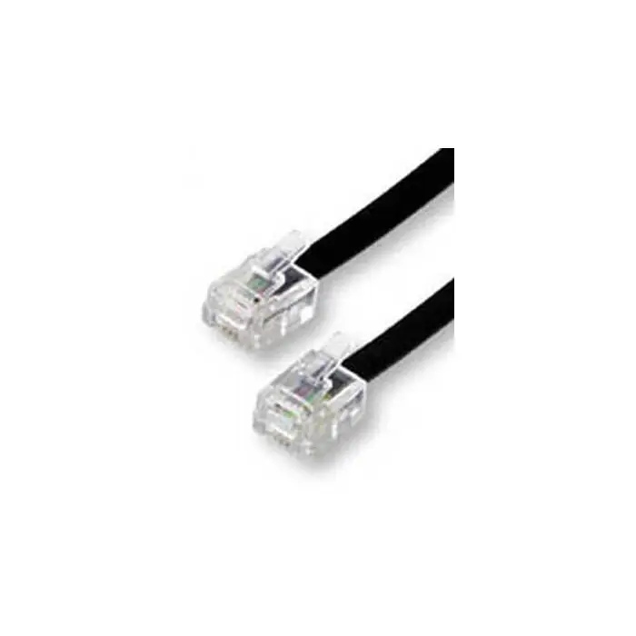 Anschlußkabel Western-Stecker RJ11, 6-polig/4-adrig