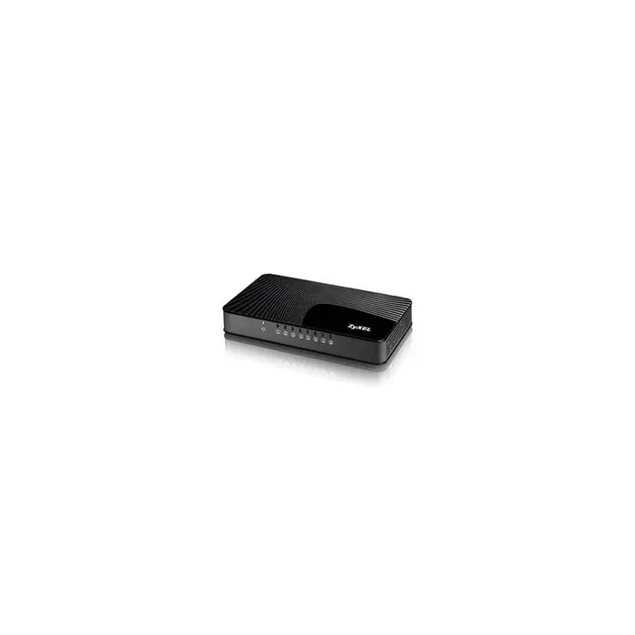 ZyXEL - GS-108SV2 8-Port Desktop Gigabit Ethernet Media Switch