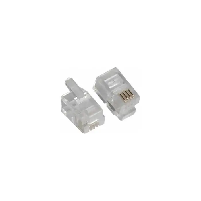 Westernstecker RJ10, 4/4 