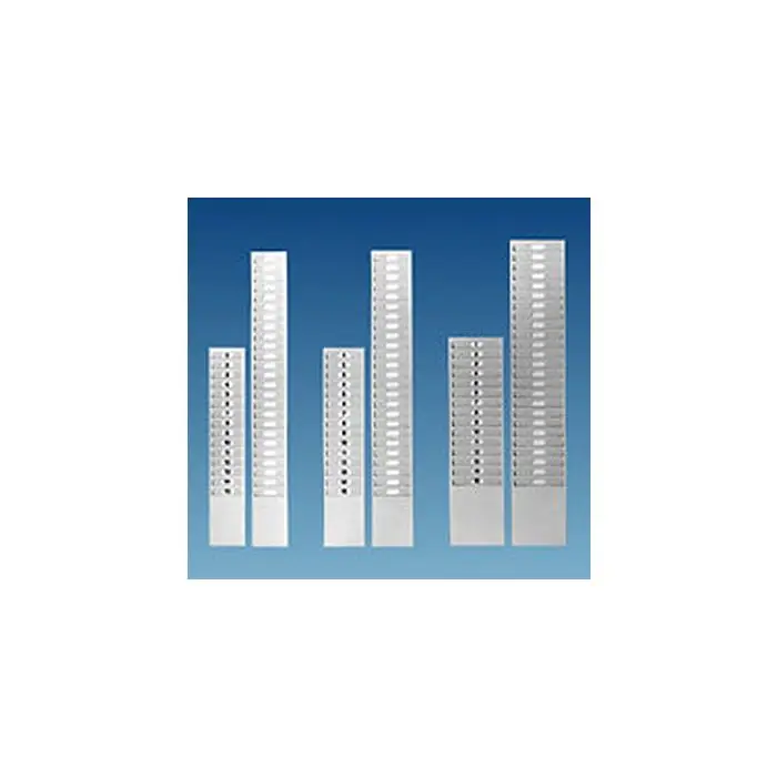 Kartenkasten aus Metall für Kartenmaß 82 - 92 x 185 mm, 15 Kartenfächer