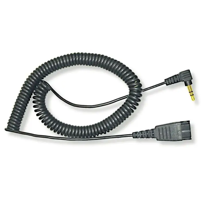 freeVoice ST25PS Spiralkabel mit 2.5mm Stecker und QD