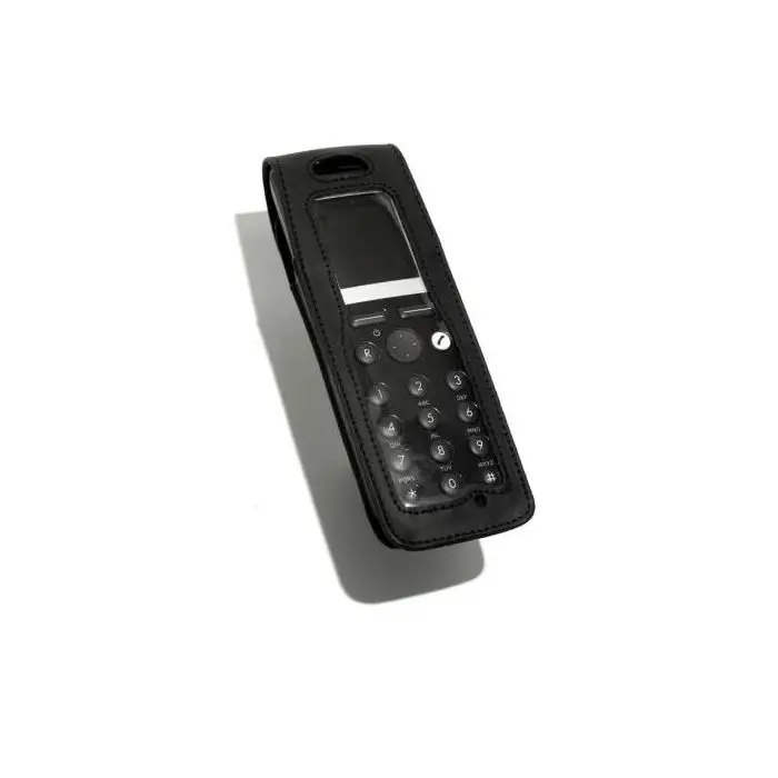 Polycom KIRK Ledertasche mit Gürtelclip für DECT Telefone 5020, 5040