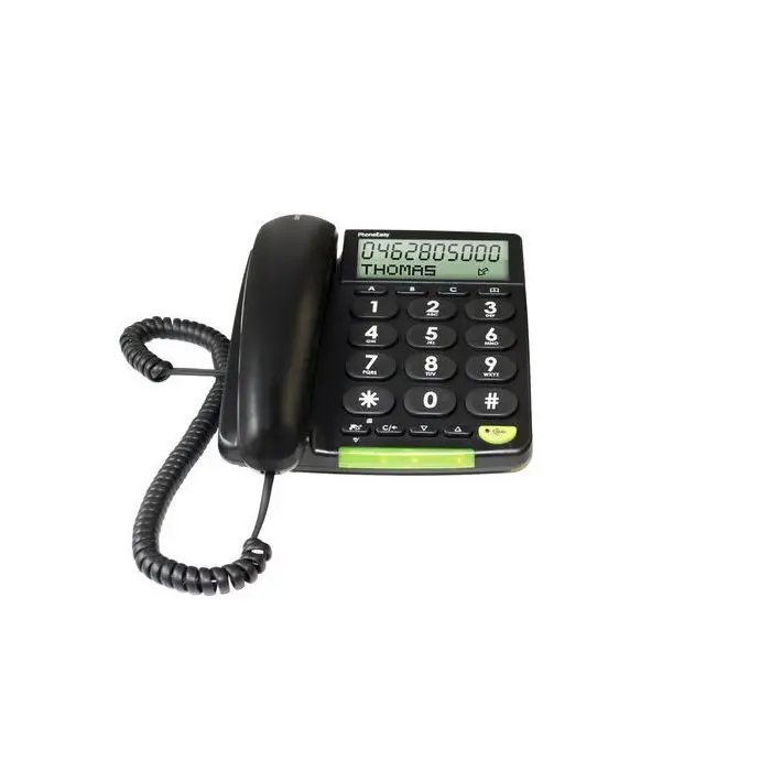 doro PhoneEasy312cs analog Telefon, schwarz