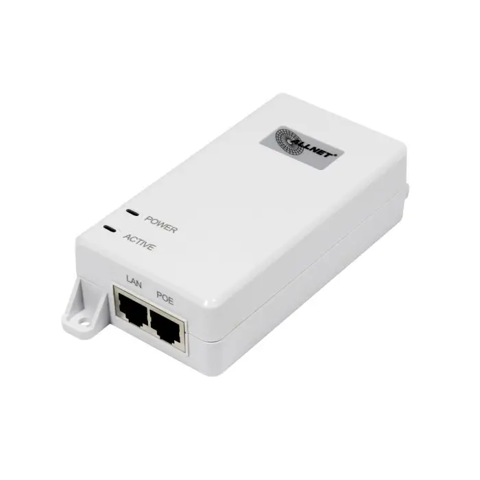 ALLNET Gigabit PoE Injector Anschlüsse