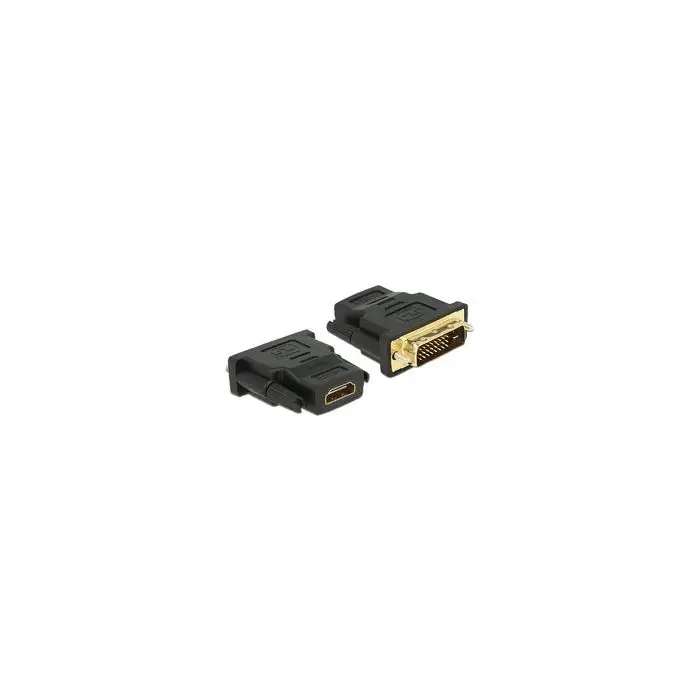 Delock Adapter DVI 24+1 Stecker > HDMI Buchse