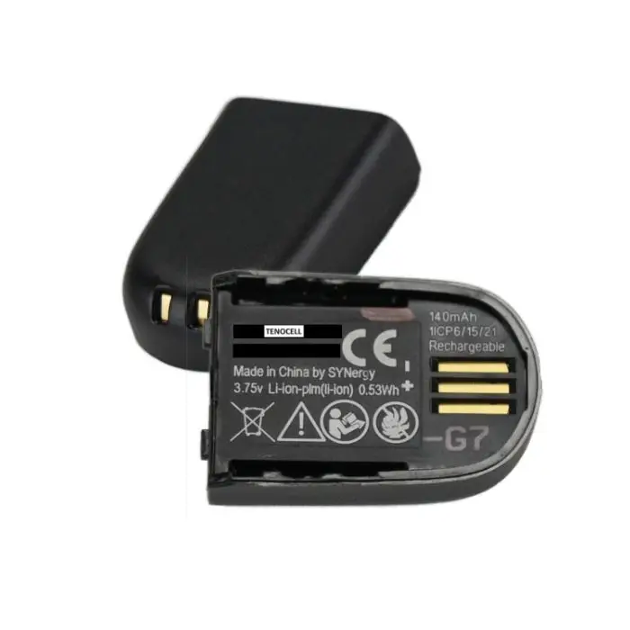 Plantronics Akku für WH500 /W440 /W445 /W740 /W745 Vorder und Innenseite