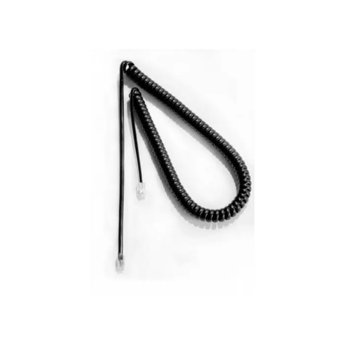 Hörerkabel 4-polig, 4-adrig, schwarz
